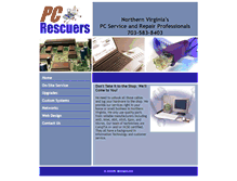 Tablet Screenshot of pcrescuers.com